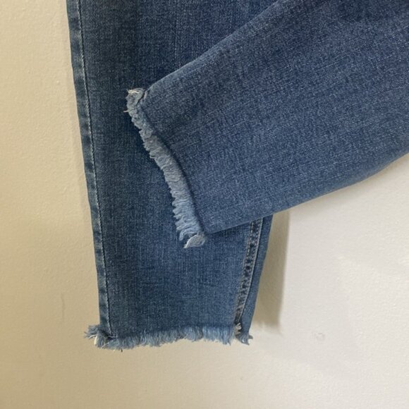 Old Navy Rockstar Super Skinny High Rise Distressed Skinny Jeans - Picture 4 of 5
